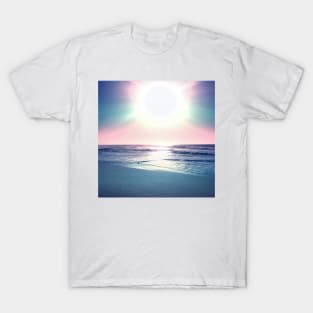 Summer Sea Sunset Tropical Beach Photo T-Shirt